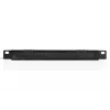 DIGITUS 10in Cable management panel 0.5U cable brush 22x254x12mm black