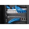 DIGITUS 10in Cable management panel 1U 3x cable rings black