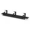DIGITUS 10in Cable management panel 1U 3x cable rings black