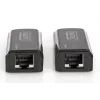 DIGITUS Mini HDMI Extender Set, Full HD 50m CAT6/6A/7, powered via Micro USB cable, black
