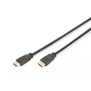 DIGITUS HDMI Premium High Speed connection cable, type A M/M, 5m w/Ethernet, Ultra HD 60p black