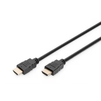 DIGITUS HDMI Premium High Speed connection cable, type A M/M, 2m w/Ethernet, Ultra HD 60p, black