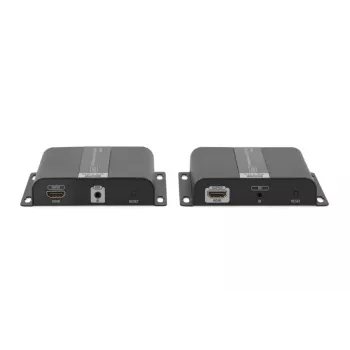 DIGITUS 4K HDMI Extender Set over IP/CAT 5, 6 (120 m) complete POE powered, UHD 4K/30Hz