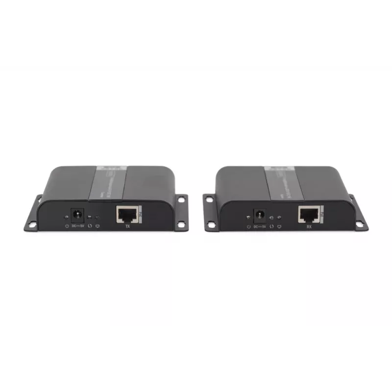DIGITUS 4K HDMI Extender Set over IP/CAT 5, 6 (120 m) complete POE powered, UHD 4K/30Hz