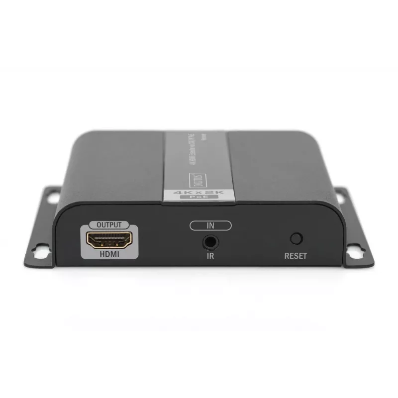 DIGITUS 4K HDMI Extender, Receiver Unit over IP/CAT 5, 6 (120m), POE powered