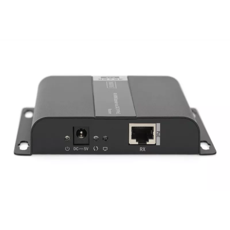 DIGITUS 4K HDMI Extender, Receiver Unit over IP/CAT 5, 6 (120m), POE powered