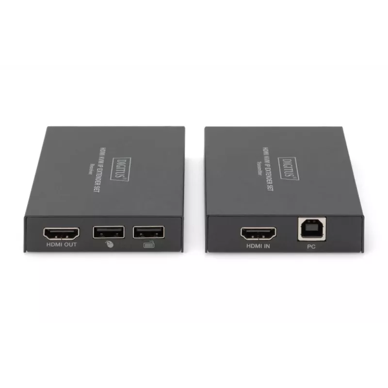 AV transmitter & receiver, Digitus, HDMI KVM IP Extender Set, 1920 x 1200 pixels, 150 m