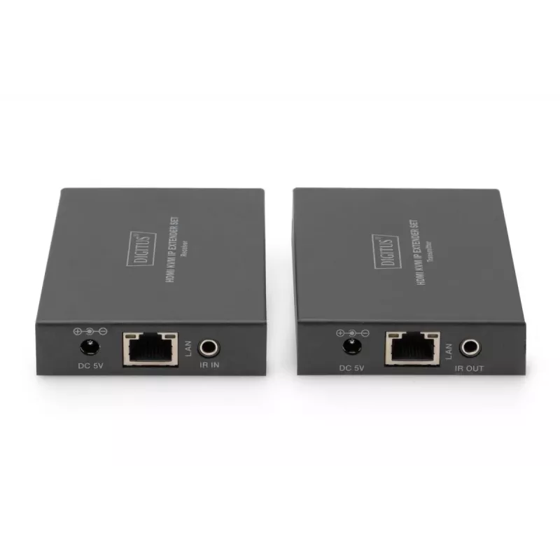 AV transmitter & receiver, Digitus, HDMI KVM IP Extender Set, 1920 x 1200 pixels, 150 m