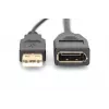 Digitus 4K HDMI Adapter HDMI to DisplayPort 0.2m HDMI Type A USB
