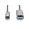 DIGITUS USB - Type C to HDMI AOC FO Adapter cable HDMI Version 2.0; Max 4Kx2K@60Hz; 20m
