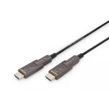 DIGITUS 4K - HDMI AOC Hybrid Fiber Optic Cable with 30m removable plug