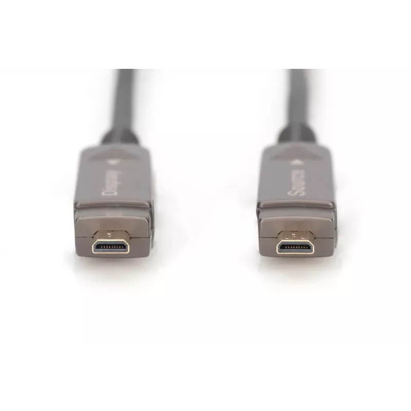 DIGITUS 4K - HDMI AOC Hybrid Fiber Optic Cable with 30m removable plug