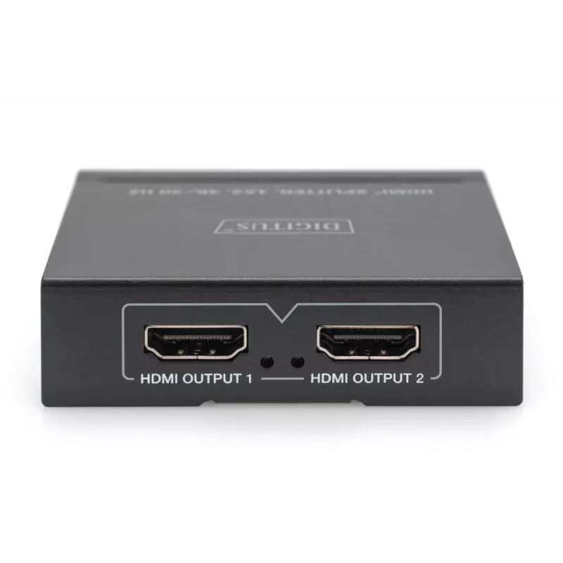 DIGITUS 4K HDMI Splitter. 1x 2 4K/30Hz. black