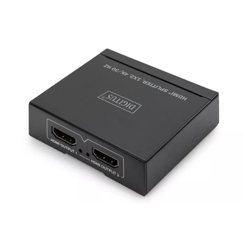 DIGITUS 4K HDMI Splitter. 1x 2 4K/30Hz. black
