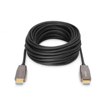 DIGITUS HDMI AOC hybrid-fiber connection cable, Type A M/M, 20m UHD 8K@60Hz, CE, black