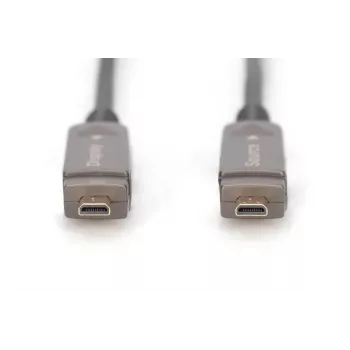 DIGITUS 4K - HDMI AOC Hybrid Fiber Optic Cable with 20m removable plug