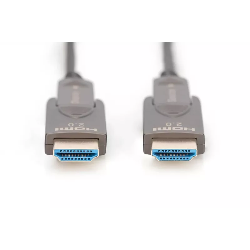 DIGITUS 4K - HDMI AOC Hybrid Fiber Optic Cable with 20m removable plug
