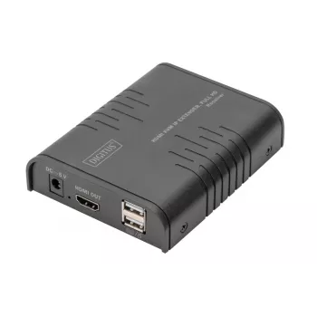 DIGITUS IP KVM Extender, Receiver (RX) Unit for DS-55529