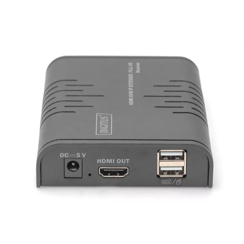 DIGITUS IP KVM Extender, Receiver (RX) Unit for DS-55529