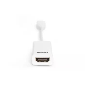 DIGITUS ASSMANN DisplayPort adapter cable, mini DP - HDMI type A M/F, 15cm DP 1.1a compatible, CE white