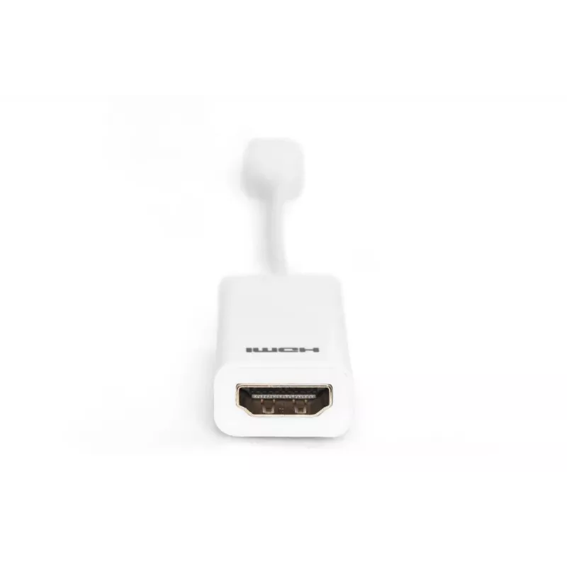 DIGITUS ASSMANN DisplayPort adapter cable, mini DP - HDMI type A M/F, 15cm DP 1.1a compatible, CE white