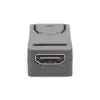 DIGITUS DisplayPort adapter, DP - HDMI type A M/F, w/interlock, DP 1.1a, Full HD, CE black
