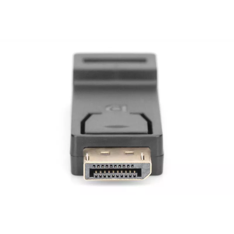 DIGITUS DisplayPort adapter, DP - HDMI type A M/F, w/interlock, DP 1.1a, Full HD, CE black
