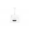 DIGITUS ASSMANN DisplayPort adapter cable, mini DP - HDMI type A M/F, 20cm HDMI Ver. 2.0, active, CE, gold, white