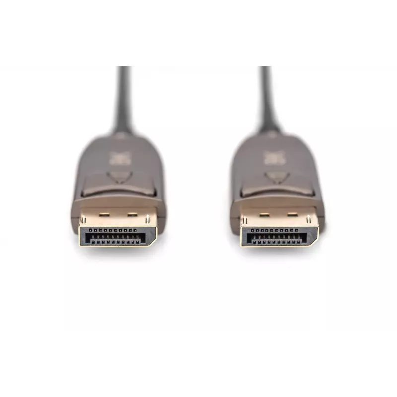 DIGITUS DisplayPort AOC hybrid-fiber connection cable M/M UHD 8K@60Hz, CE, black 10m