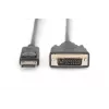 DIGITUS DP - DVI-D cable 3M black DP - DVI w/interlock DP 1.1a