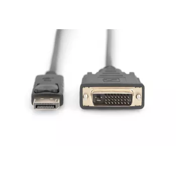 DIGITUS DP - DVI-D cable 3M black DP - DVI w/interlock DP 1.1a