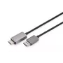 DIGITUS DP to HDMI adapter cable 8Ka60Hz. Alu housing black 2m
