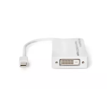 DIGITUS MiniDP to DP HDMI+DVI Adapter 20cm DP 1.1a compatible white