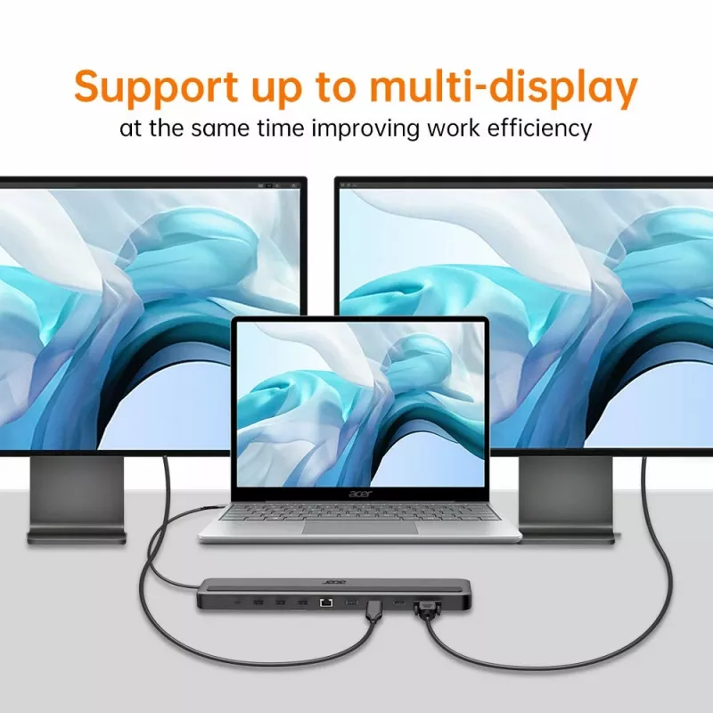 Acer 13-in-1 Type-C Minidock Wired USB 3.2 Gen 1 Black