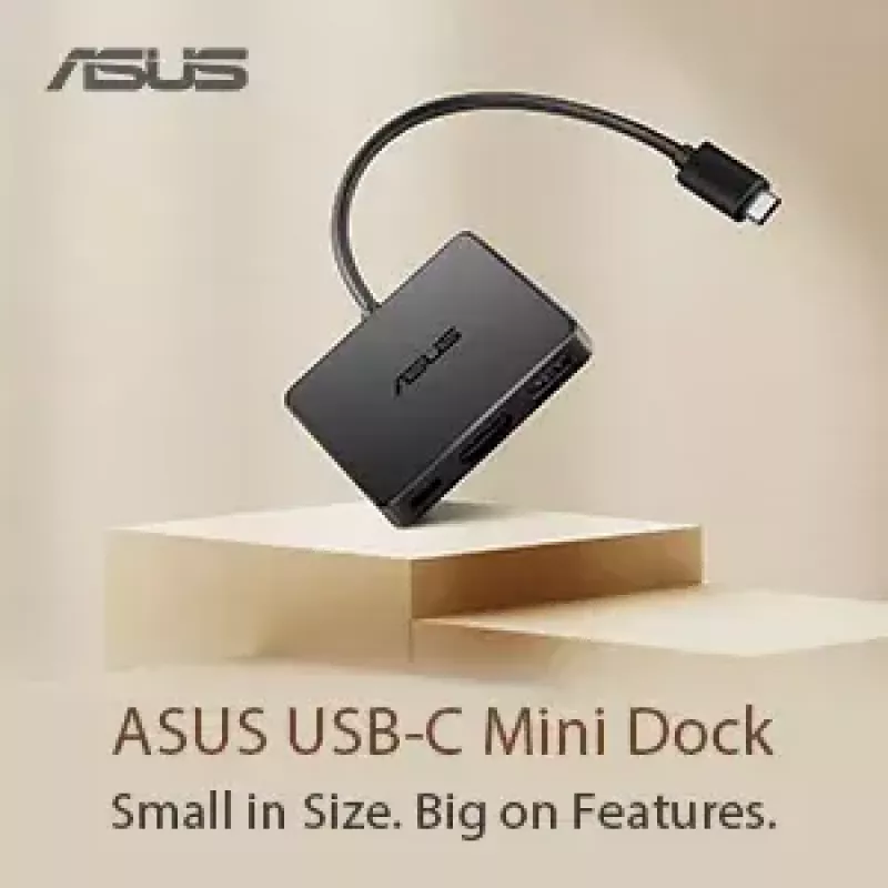 ASUS USB-C Mini Dock Wired USB 3.2 Gen 2 (3.1 Gen 2) Type-C Black