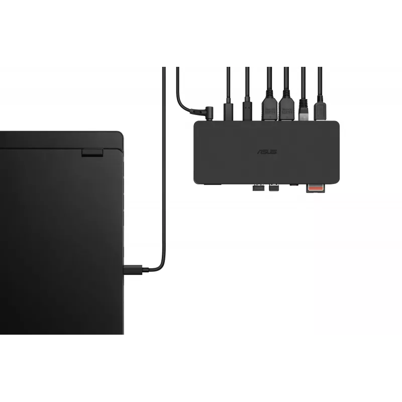 Docking station ASUS DC500 Thunderbolt 4 Triple 4K, 150W PD, 3 displays, 2x HDMI 2.1, 2x USB‑A, 2x USB2.0, RJ‑45, MicroSD