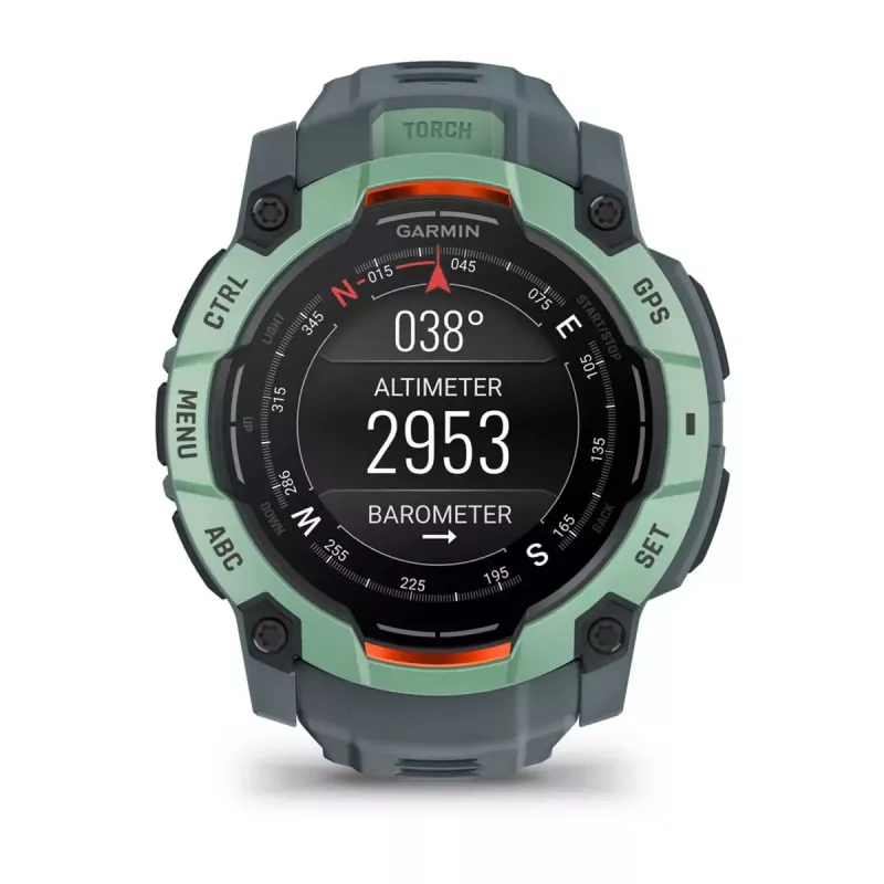 Smartwatch GARMIN Instinct 3 AMOLED — 50 mm case, AMOLED 1.3 inch, GPS/GLONASS/Galileo, 10 ATM, 24-day battery