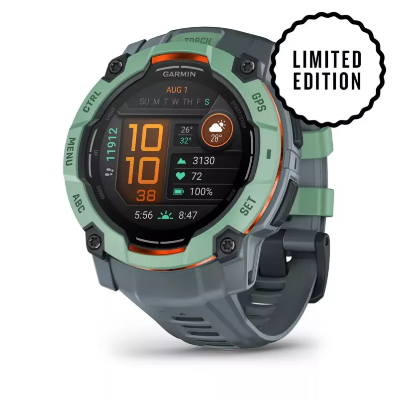 Smartwatch GARMIN Instinct 3 AMOLED — 50 mm case, AMOLED 1.3 inch, GPS/GLONASS/Galileo, 10 ATM, 24-day battery