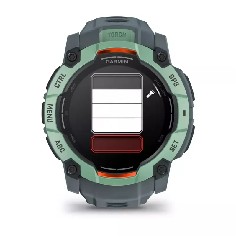 Smartwatch GARMIN Instinct 3 AMOLED — 50 mm case, AMOLED 1.3 inch, GPS/GLONASS/Galileo, 10 ATM, 24-day battery