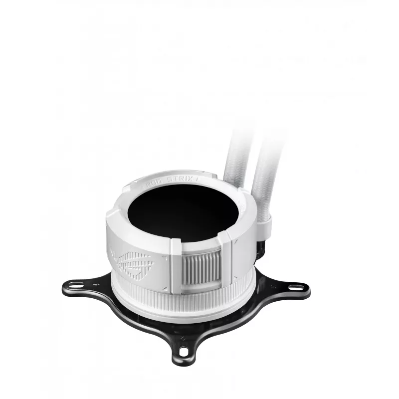 All-in-one liquid cooler ASUS ROG Strix LC III 360 ARGB White Edition — 360 mm radiator, 3x 120 mm fans, LCD water block, PWM