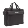 Manhattan London Laptop Bag 14.1 inch, Top Loader, Black, LOW COST, Accessories Pocket, Shoulder Strap (removable), Notebook Case, Three Year Warranty
