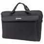 Manhattan London Laptop Bag 17.3 inch, Top Loader, Black, LOW COST, Accessories Pocket, Shoulder Strap (removable), Notebook Case, Three Year Warranty