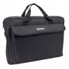 Manhattan London Laptop Bag 17.3 inch, Top Loader, Black, LOW COST, Accessories Pocket, Shoulder Strap (removable), Notebook Case, Three Year Warranty