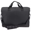 Manhattan London Laptop Bag 17.3 inch, Top Loader, Black, LOW COST, Accessories Pocket, Shoulder Strap (removable), Notebook Case, Three Year Warranty