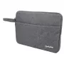 Manhattan Seattle Laptop Sleeve 14.5 inch, Grey, Padded, Extra Soft Internal Cushioning, Main Compartment with double zips, Zippered Front Pocket, Carry Loop, Water Resistant and Durable, Notebook Slipcase, Three Year Warranty