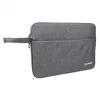 Manhattan Seattle Laptop Sleeve 14.5 inch, Grey, Padded, Extra Soft Internal Cushioning, Main Compartment with double zips, Zippered Front Pocket, Carry Loop, Water Resistant and Durable, Notebook Slipcase, Three Year Warranty