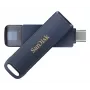 WESTERN DIGITAL SanDisk Phone Drive for iPhone - 128GB USB Stick - USB-C/Lightning - Metallic Sky Blue