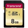 TRANSCEND Sdhc Card 500s 8GB Uhs-i U1 Mlc