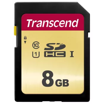 TRANSCEND Sdhc Card 500s 8GB Uhs-i U1 Mlc