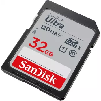 WESTERN DIGITAL SanDisk Ultra 32GB SDHC Memory Card Class 10 UHS-I 120MB/s 3pk (SDSDUN4-032G-GN6IM)